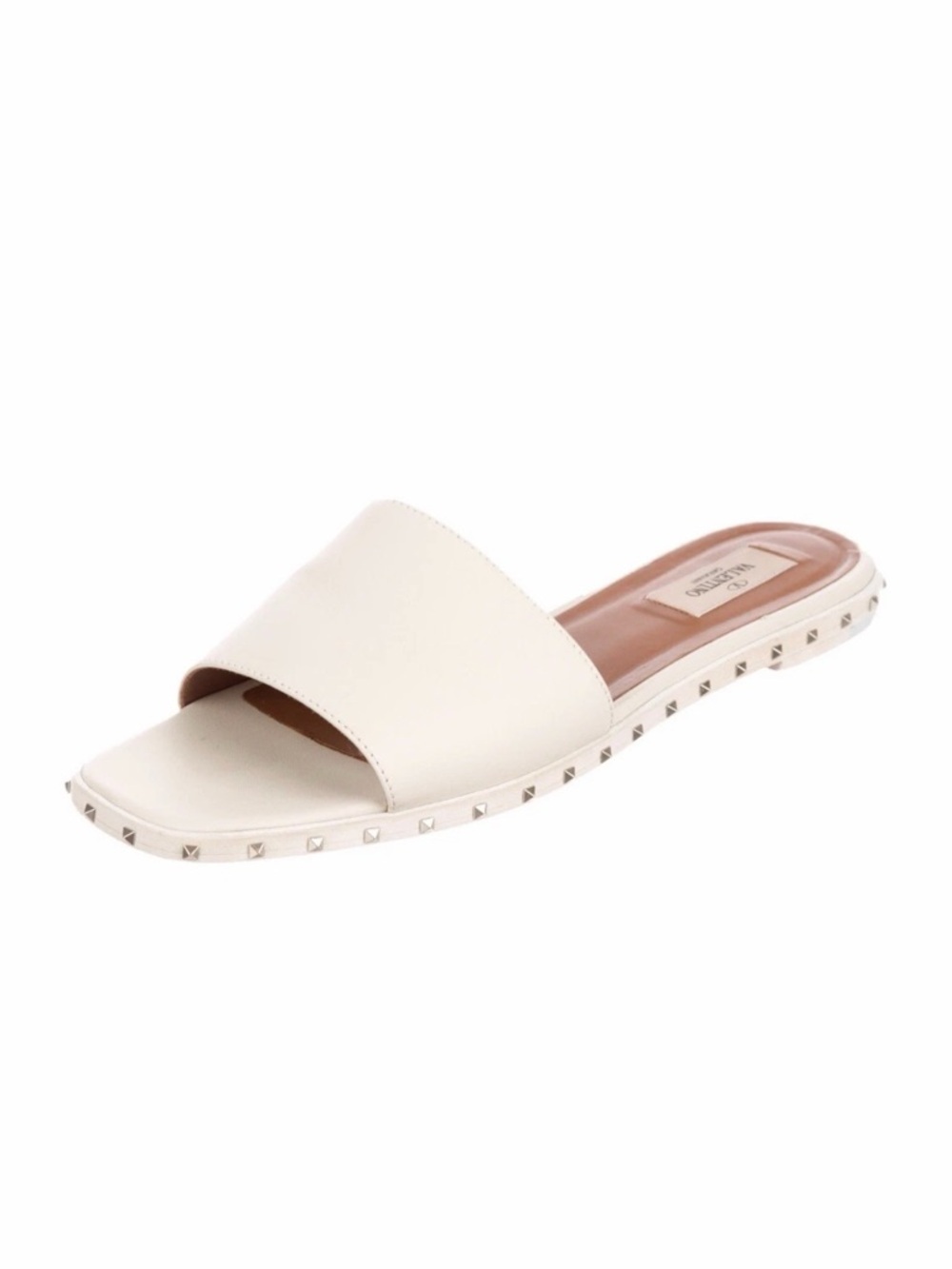Valentino Rockstud Accents Leather Slides
Women's Size: 7.5 | IT 39